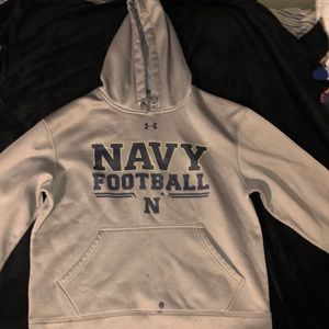 Under Armour Navy Football Sweatshirt